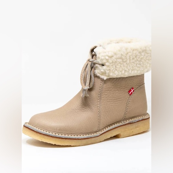 SOLD-Duckfeet Arhus Wooled Lined Boots Danish Design Olive Leather Size 44 (11US - Picture 9 of 9